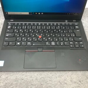 【Lenovo】ThinkPad X1 Carbon 6th 20KGSDKF01 Corei5-8350U 8GB SSD256GB NVMe WEBカメラ Windows10Pro 14inch フルHD 中古ノートPCの画像3
