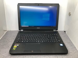 【マウスコンピューター】NG-N-i5730SA1 Corei7-7700HQ 32GB SSD512GB NVMe GeForce GTX 1070 Windows10Pro 15.6inch フルHD 中古ノートPC