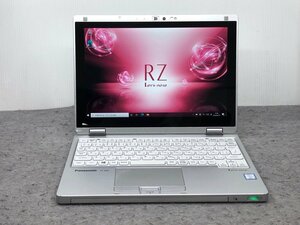 【Panasonic】Let'snote CF-RZ6 Corei5-7Y57 8GB SSD256GB WEBカメラ タッチパネル Windows10Pro 10.1inch 中古ノートPC 累積使用4570時間