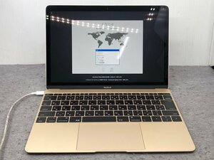 【Apple】MacBook Retina 12inch Early 2015 A1534 Core M-5Y31 8GB SSD256GB NVMe WEBカメラ Bluetooth OS10.15 中古Mac バッテリ充電不可