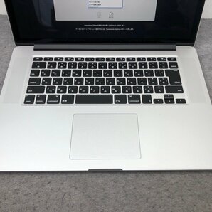 【Apple】MacBook Pro 15inch Mid 2015 A1398 Corei7-4980HQ 16GB SSD512GB AMD Radeon R9 M370X 2GB OS10.15 中古Mac 充放電回数少の画像2