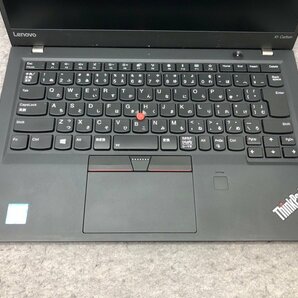 【Lenovo】ThinkPad X1 Carbon 5th 20HQS5PP03 Corei7-7600U 16GB SSD512GB NVMe WEBカメラ Windows10Pro 14inch WQHD 中古ノートPCの画像2