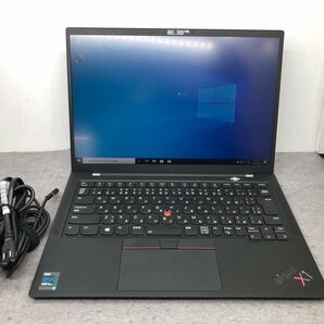【Lenovo】ThinkPad X1 Carbon 8th 20XXS45K00 Corei5-1145G7 8GB SSD256GB NVMe WEBカメラ Windows10Pro 14inch 中古ノートPCの画像1