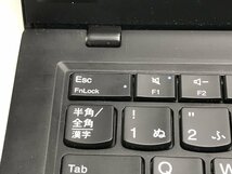 ジャンク【Lenovo】ThinkPad X1 Carbon 6th 20KH0064JP Core i5-8350U メモリ16GB ストレージなし 14インチ 中古ノートPC 起動不良_画像3