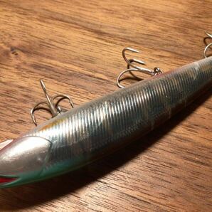 Y★良品★NORIES ノリーズ LAYDOWN MINNOW MID 110F レイダウンミノーMID 110F“フローティング”「ロックオンブリーディングオイカワ」の画像4