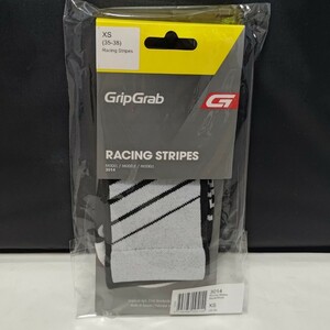 【XS】GripGrab Racing Stripes Black × White / グリップグラブ / サイクリングウェア ロードバイク ソックス 靴下 薄手