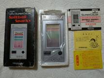 【美品】任天堂ゲームウォッチ　スピットボールスパーキー　箱説付　★Nintendo GAME&WATCH Spitball Sparky BU-201_画像1