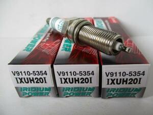 ダイハツ ムーヴ L175S L185S LA100S LA110S LA150S LA160S DAIHATSU MOVE/デンソー DENSO イリジウムパワー IXUH20I V9110-5354 3本セット