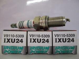 スバル プレオ RA1 RA2 SUBARU PLEO / デンソー DENSO スパークプラグ イリジウムパワー IXU24 V9110-5309 4本セット!!!!!!+++++++++++++++