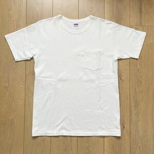 ダブルワークス ヘビーオンス Tシャツ ポケT 半袖 ホワイト Mサイズ