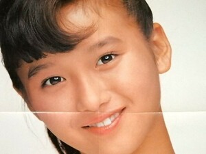 ★ポスター　本田美奈子さん　1985年のダブルマリリン　GORO/小学館/1985