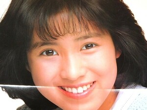 ★ポスター　西村知美さん/両面トロリン　GORO/小学館/1986