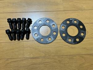 TPI BMWMINI R56ホイールスペーサー 3mm 56.1-100 4穴　純正ボルト首下28mmセット