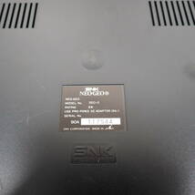 現状品 NEOGEO ネオジオ 本体 NEO-0 スティックコントローラー2個 アダプター付属 MAX330MEGA SNK_画像9