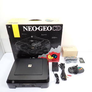 現状品 NEOGEO ネオジオCD 本体 フロントローディングタイプ コントローラー2個 メモリーカード ケーブル付属 SNK