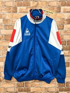 le coq sportif ルコック メンズ 裏起毛 ジップ ジャージジャケット M 青