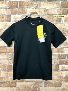 タグ付き新品！MAJESTIC マジェスティック キッズ NYヤンキース ドライ ロゴプリント 半袖Tシャツ 140 黒 ポリエステル