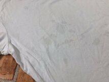 VICTORINOX メンズ Vネック ライン入り ワンポイントロゴ刺繍 半袖Tシャツ M 白 綿_画像5