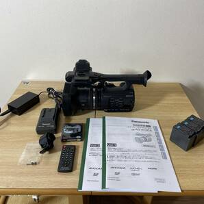 中古 Panasonic パナソニック 業務用ビデオカメラ AG-AC90A AVCHD カメラレコーダー おまけ付（ Panasonic AG-HMC155 2台）おまけは難有りの画像1