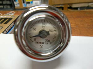 50196　ショベルモデル、オイルタンク油温計　度数表示（℃摂氏　(ハーレー　ショベルヘット（在庫あり）