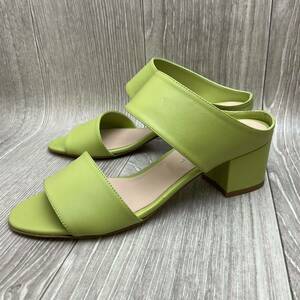 【アウトレット】CORSO ROMA,9◆サンダル◆サイズ37(23.5cm) ◆ピスタチオグリーン◆コルソローマ婦人革靴