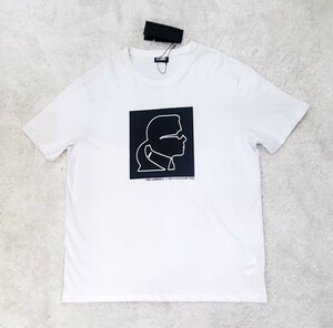 【SALE】 KARL LAGERFELD カール・ラガーフェルド プリントTシャツ XXL ￥17,600 755049