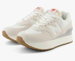 ニューバランス （new balance） （レディース） 厚底スニーカー 574+ WL574ZQDB 22.5cm