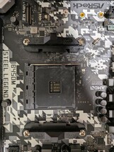 【中古品】ASRock B450m steel legend Ryzen 5000対応 Bios 更新済_画像5