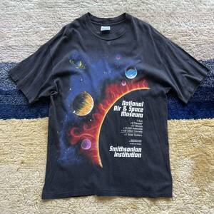 90's National Air & Space Museum プリントTシャツ MADE IN USA アメリカ製 ビンテージ vintage サイズL
