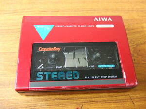i106　aiwa カセットボーイ Cassette Boy HS-P5 ポータブルカセットプレーヤー 中古本体 未確認 ジャンク