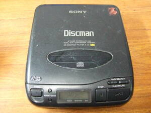 i248 SONY ポータブルCDプレーヤー Discman D-33 中古　本体　ジャンク