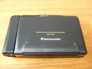 i326 Panasonic/パナソニック RQ-S40 ポータブルカセットプレーヤー 未確認　中古　本体 ジャンク