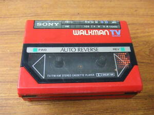 i327 SONY Sony cassette Walkman WM-F55 body used not yet verification Junk 