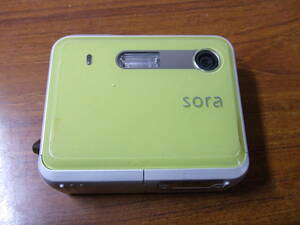 i407 東芝 コンパクトデジタルカメラ　SORA PDR-T15 中古　乾電池駆動　本体　未確認　ジャンク