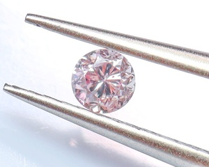 [100 jpy ~]0.126ct natural diamond FANCY ORANGISH PINK( natural color )I1