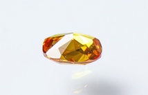 【１００円～】0.287ｃｔ 天然ダイヤ FANCY DEEP YELLOWISH ORANGE（ナチュラルカラー）SI2 X_画像5