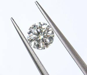 【１００円～】0.528ｃｔ 天然ダイヤ Ｍカラー（ナチュラルカラー）ＳＩ１ Very Good！