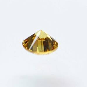 【１００円～】0.130ct 天然ダイヤ FANCY DEEP ORANGY YELLOW（ナチュラルカラー）SI1の画像4