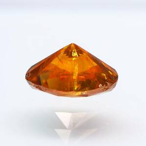 【１００円～】0.903ｃｔ 天然ダイヤ FANCY DEEP YELLOWISH ORANGE（ナチュラルカラー）I2 ＯＶカットの画像4