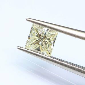 【１００円～】0.350ct 天然ダイヤ VERY LIGHT YELLOW（ナチュラルカラー）SI1 PRカットの画像3