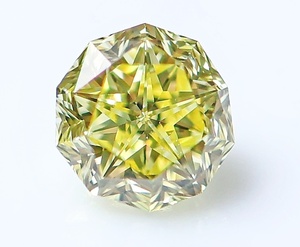 【１００円～】綺麗！VS1！0.284ｃｔ 天然ダイヤ FANCY YELLOW（ナチュラルカラー）