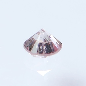 【１００円～】0.126ｃｔ 天然ダイヤ FANCY ORANGISH PINK（ナチュラルカラー）I1の画像4