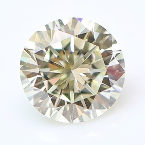 【１００円～】ＶＶＳ２！0.374ｃｔ 天然ダイヤ Ｍカラー（ナチュラルカラー）ＧＯＯＤの画像1