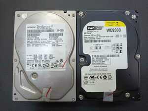 WD/HGST 200GB~320GB 3.5インチ SATA HDD 4個セット■現状品