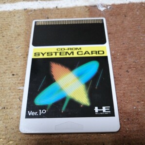 動作確認済 HE system CD-ROM SYSTEM CARD Ver.1.0 PCエンジン CD ロムロム システムカードの画像1