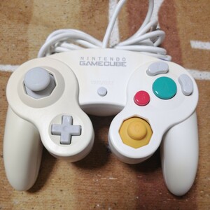 動作確認済 GC 純正 Nintendo　GAMECUBE DOL-003　white　任天堂　　ニンテンドー ゲームキューブ　コントローラー　白 ホワイト 