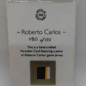 【Roberto Carlos】 Futera 2006 GAME JERSEY CARDの画像2
