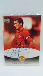 【ROY KEANE】 UPPER DECK　MANCHESTER UNITED 2002　直筆サインカード