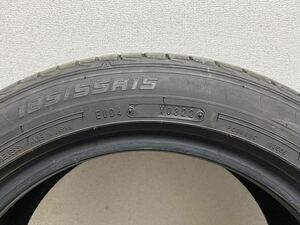 ダンロップ LE MANS V 185/55R15 2本 22年第3週 ルマン5 フィット ヴィッツ コンフォートタイヤ②