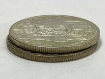 オーストラリア 50セント 銀貨 1966年 2枚セット 硬貨 コイン_画像3